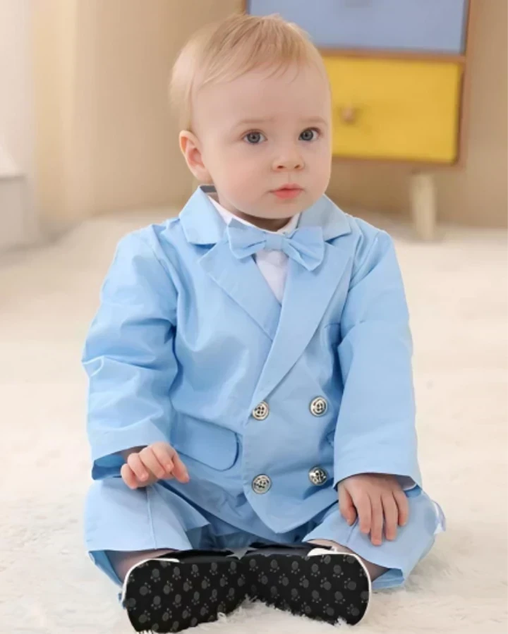 TRAJE ELEGANTE LARGO 