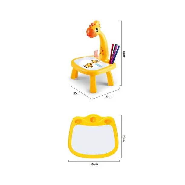 MESA PROYECTOR DE IMÁGENES PARA DIBUJO MUSICAL INFANTIL JIRAFA 3