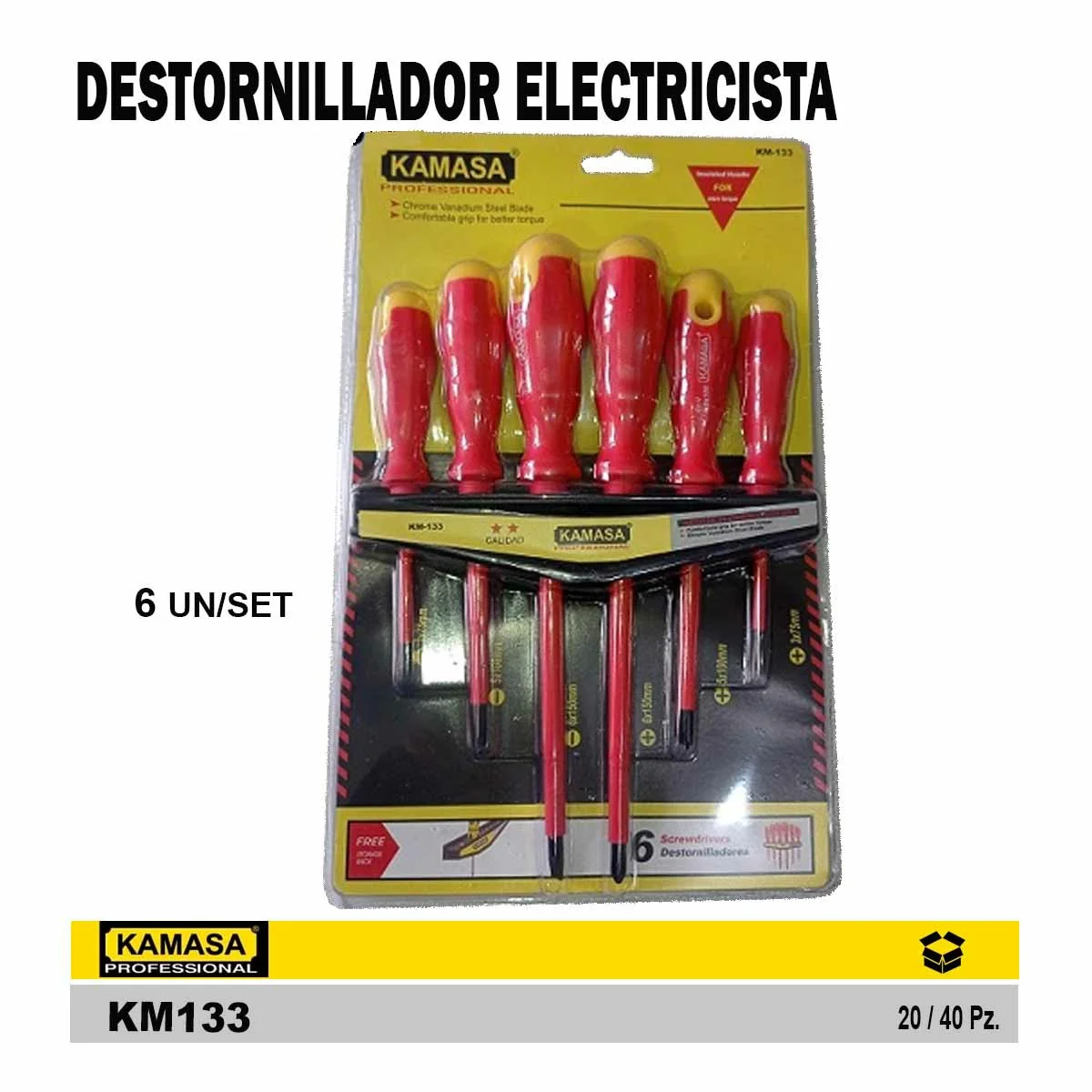 DESTORN ELECTRICISTA KM Set/ 6pz 