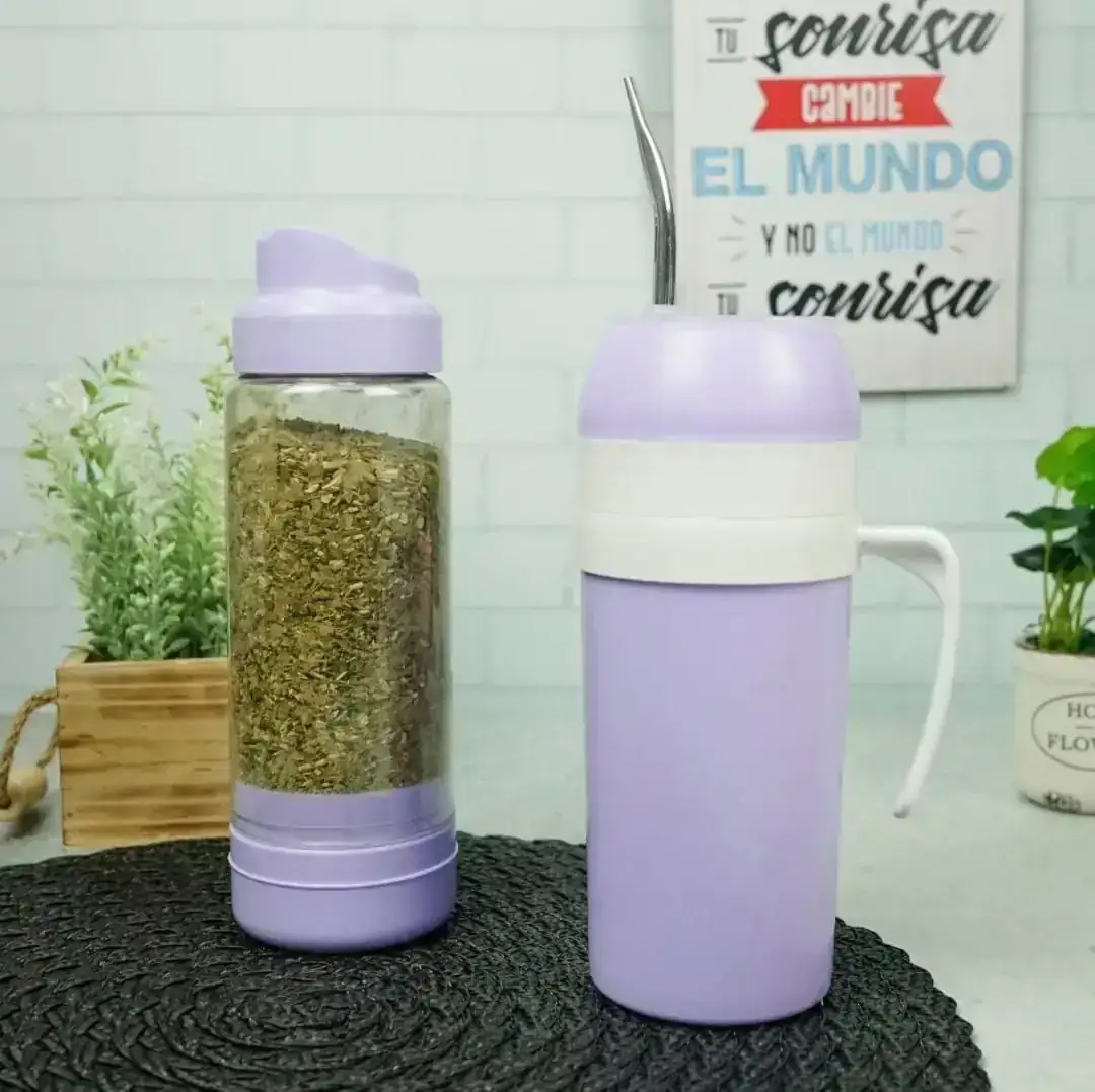 Jarro mate + despolvillador GRIS