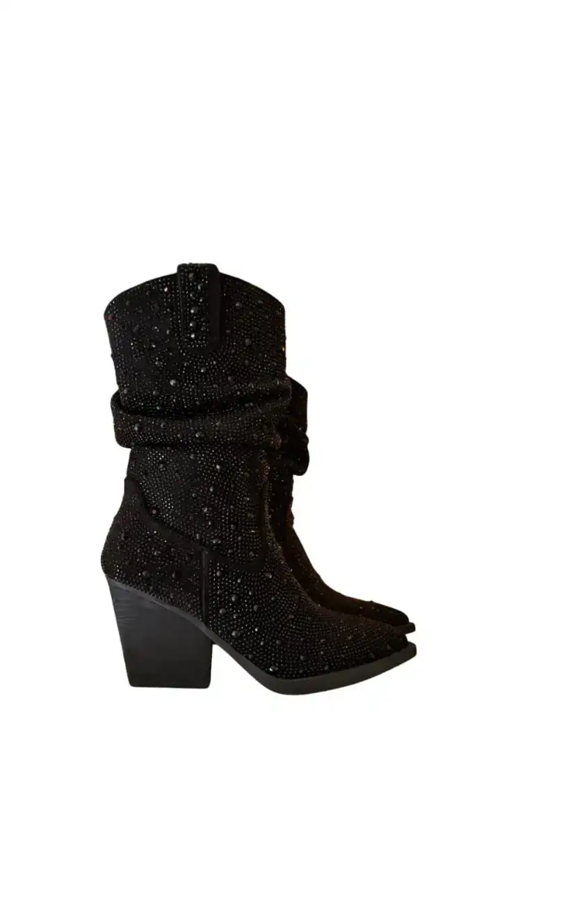 Botas vaqueras negras