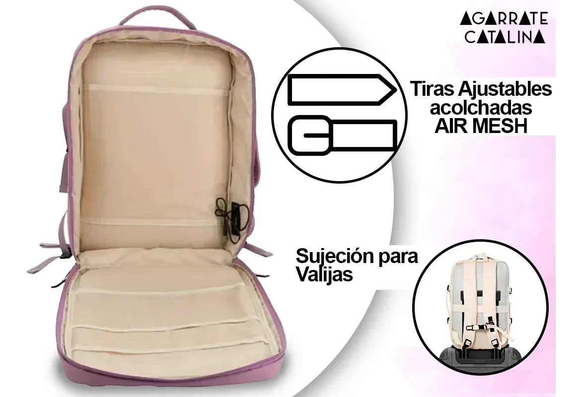MOCHILA PORTANOTEBOOK AGARRATE CATALINA ACM002 6