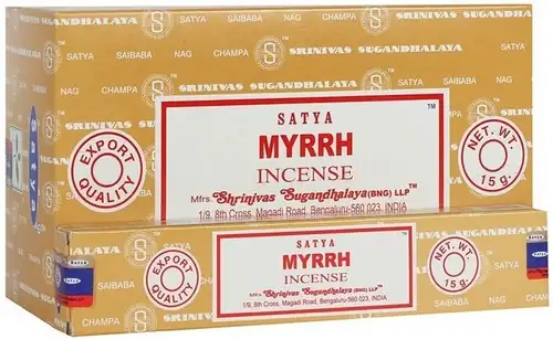 SATYA INCIENSO MIRRA 