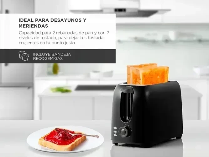Tostadora Atma  Multifuncion Essential Black