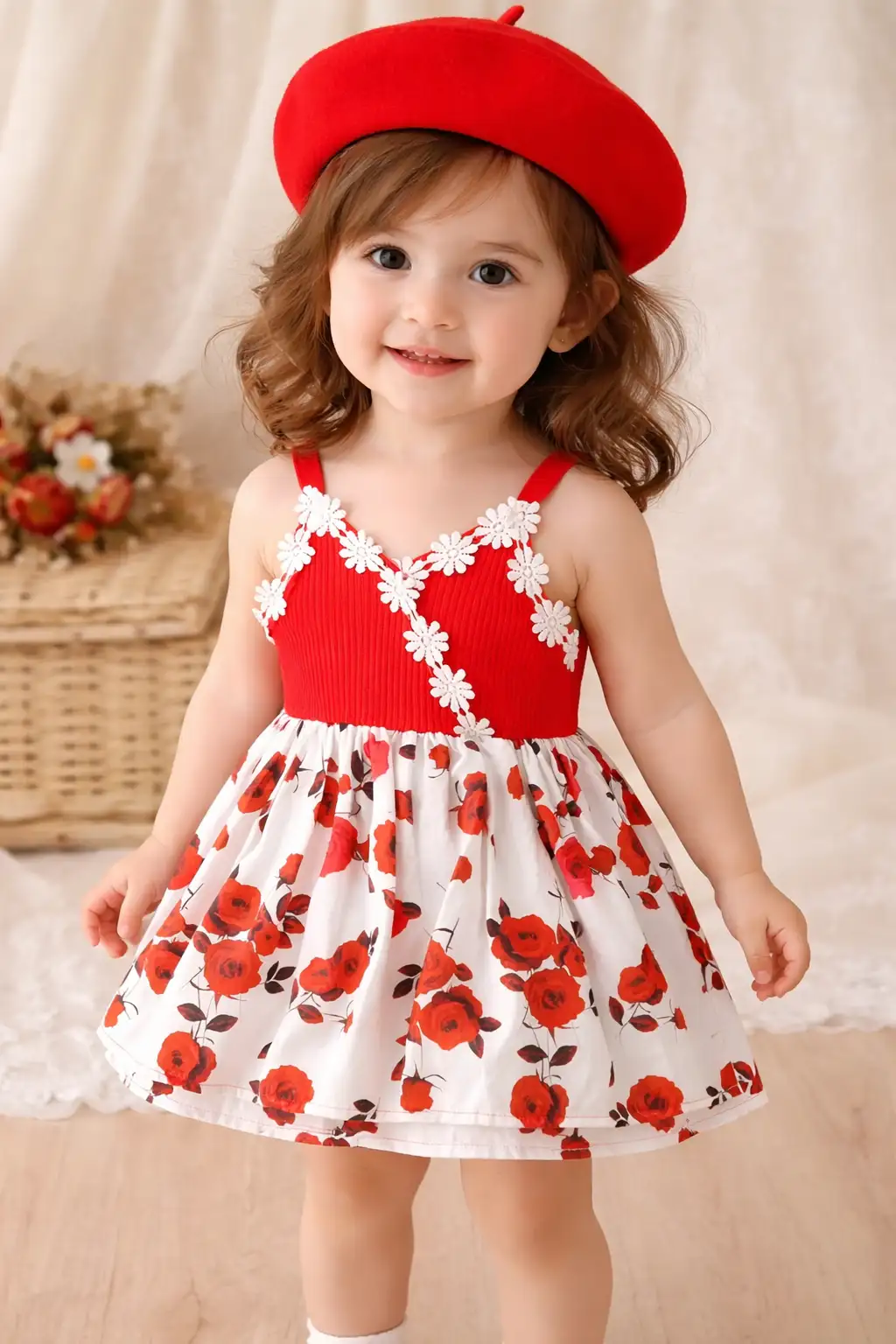 Vestido y boina