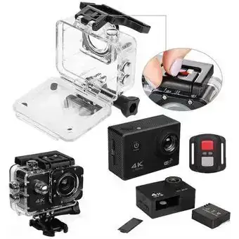 Cámara Go Pro 4 K con control remoto sensorial 2