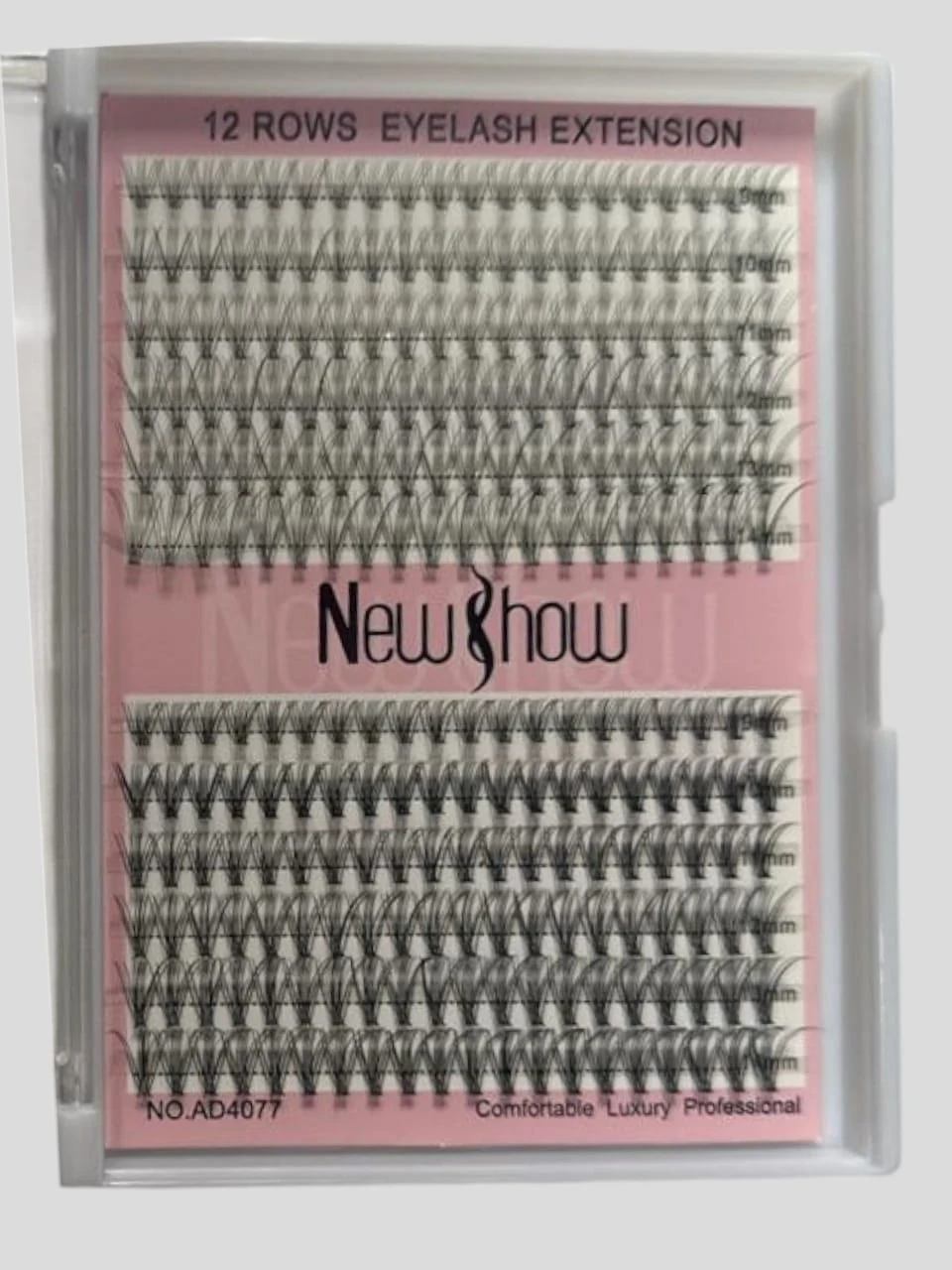 new shown pestaña efecto ruso caja mixtas 12 lineas