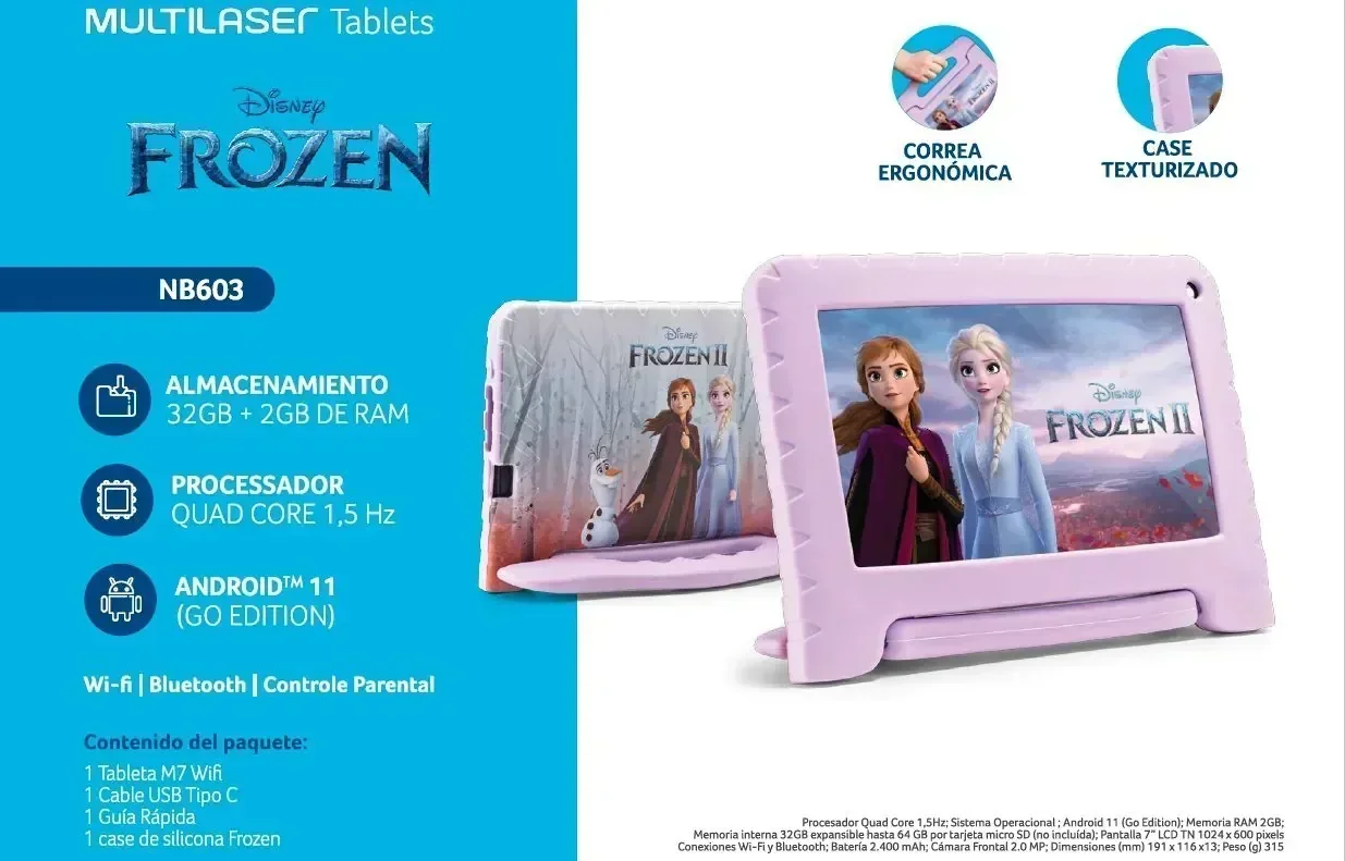 TABLET MULTILASER NB603