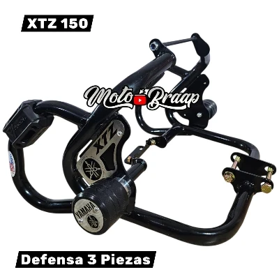 DF XTZ 150 Defensa negra 3 piezas ZOE