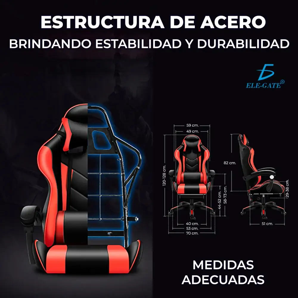 Silla Gamer Gaming Diseñó Racing  2
