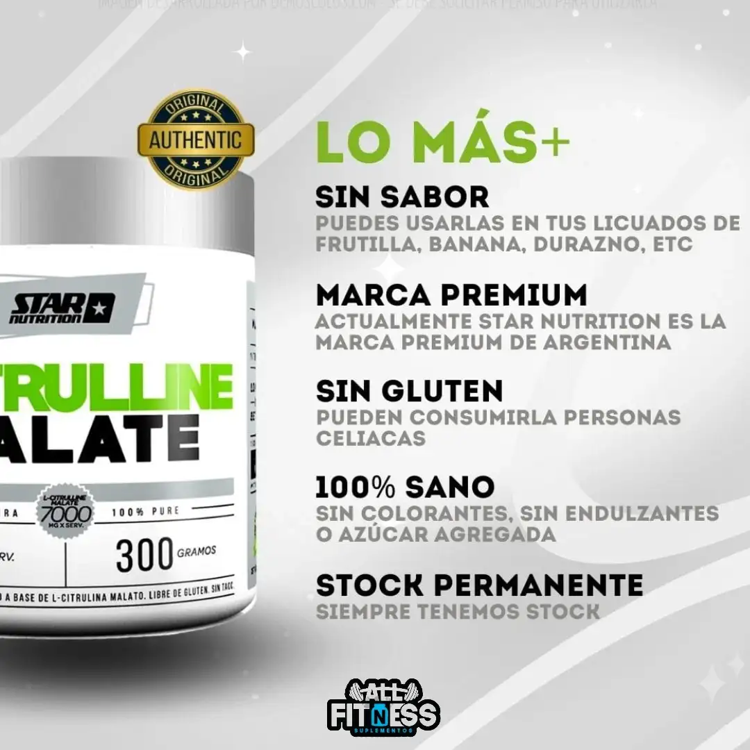 Citrulina Malate x 300gr