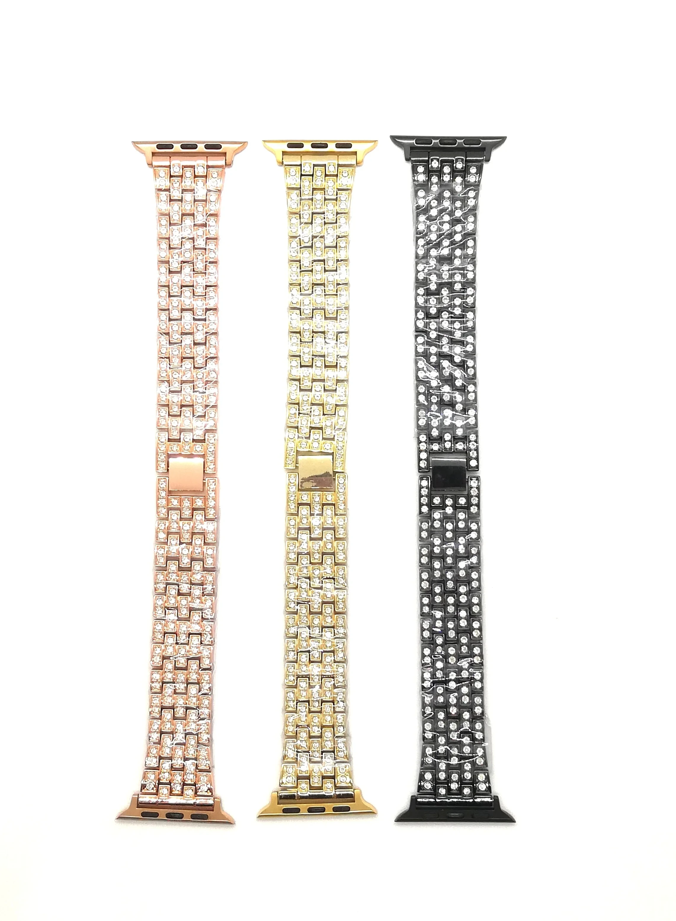 Correas metálicas luxury con brillantes 
