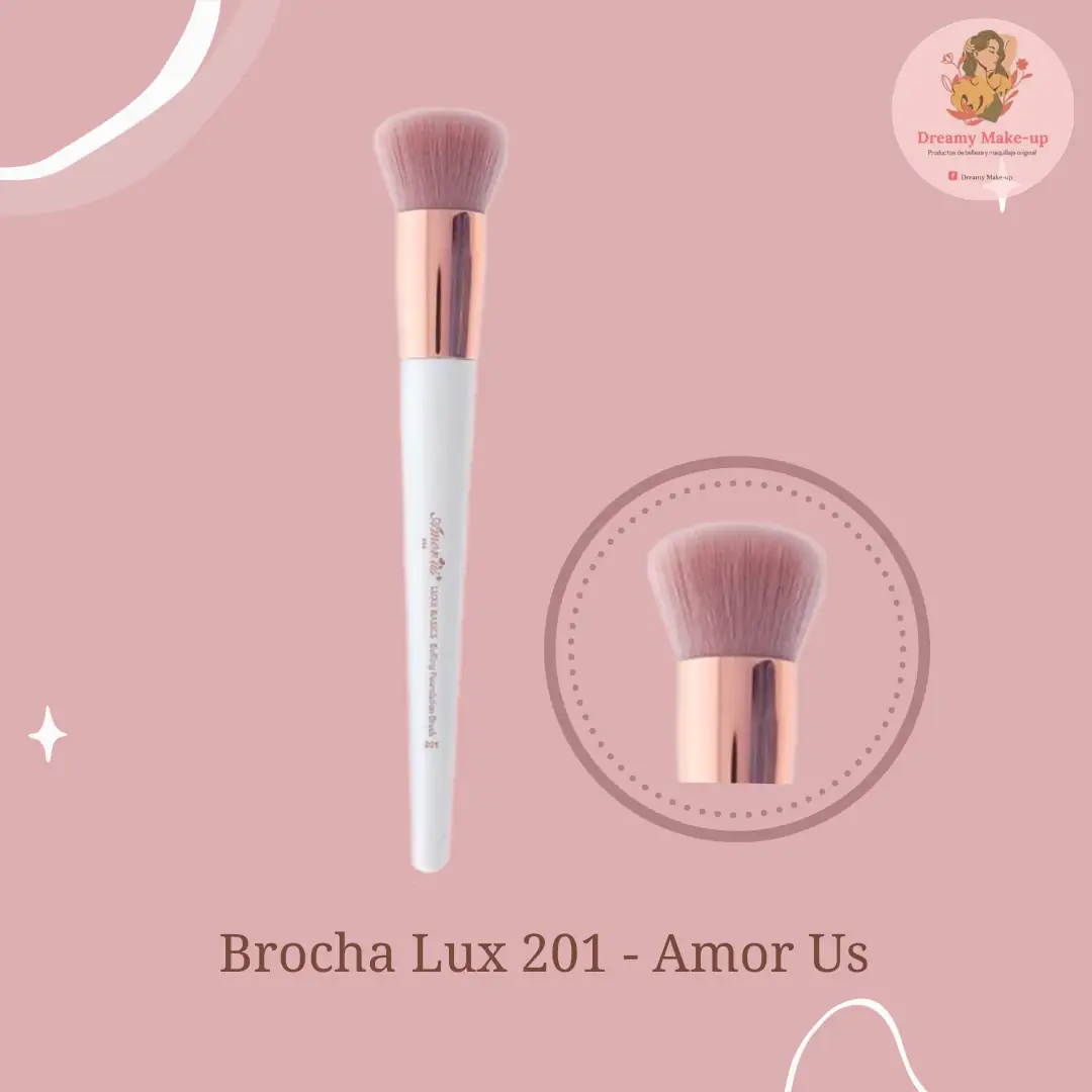 Brocha Lux 201 para base y acabado