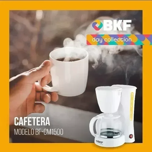 Cafetera BKF C/Filtro Bf-cm1500 1.2Lts J/Vidrio 2