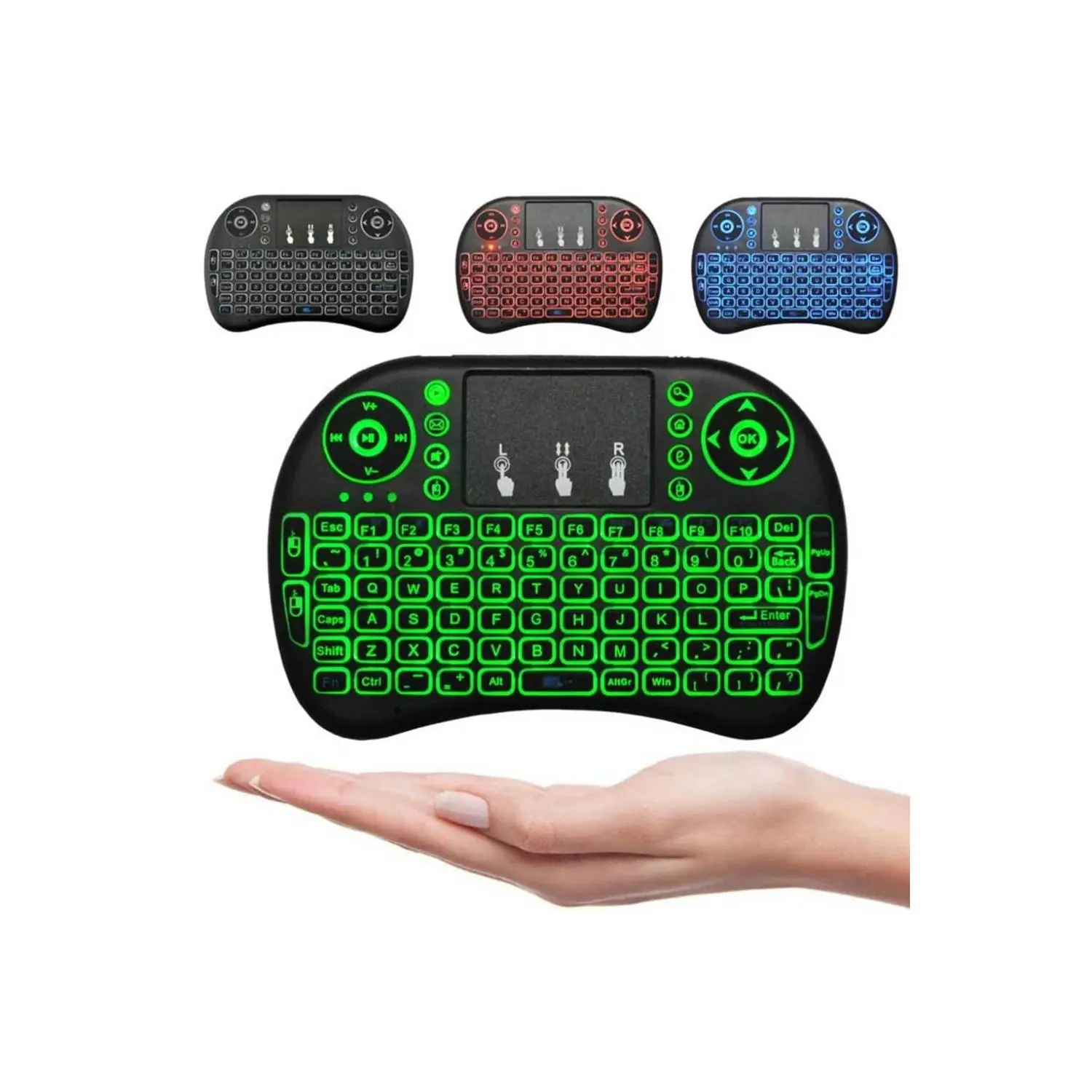 Mini Teclado inalámbrico para Tv laptop PC