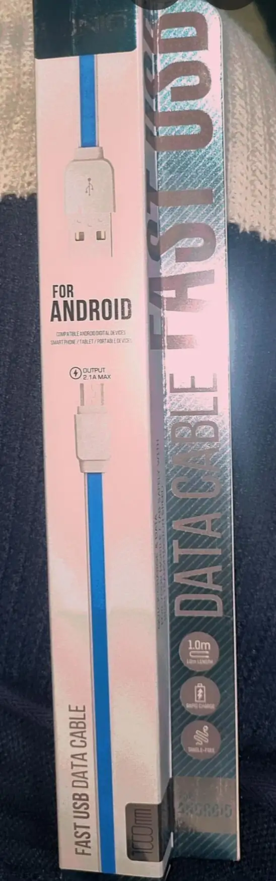 Cable lonio v8 versatil azul 