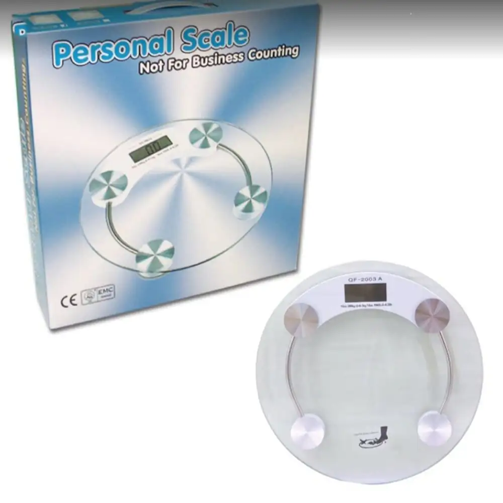 BALANZA DIGITAL PERSONAL VIDRIO TEMPLADO  3