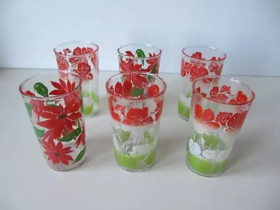Juego de vasos de 6 Und