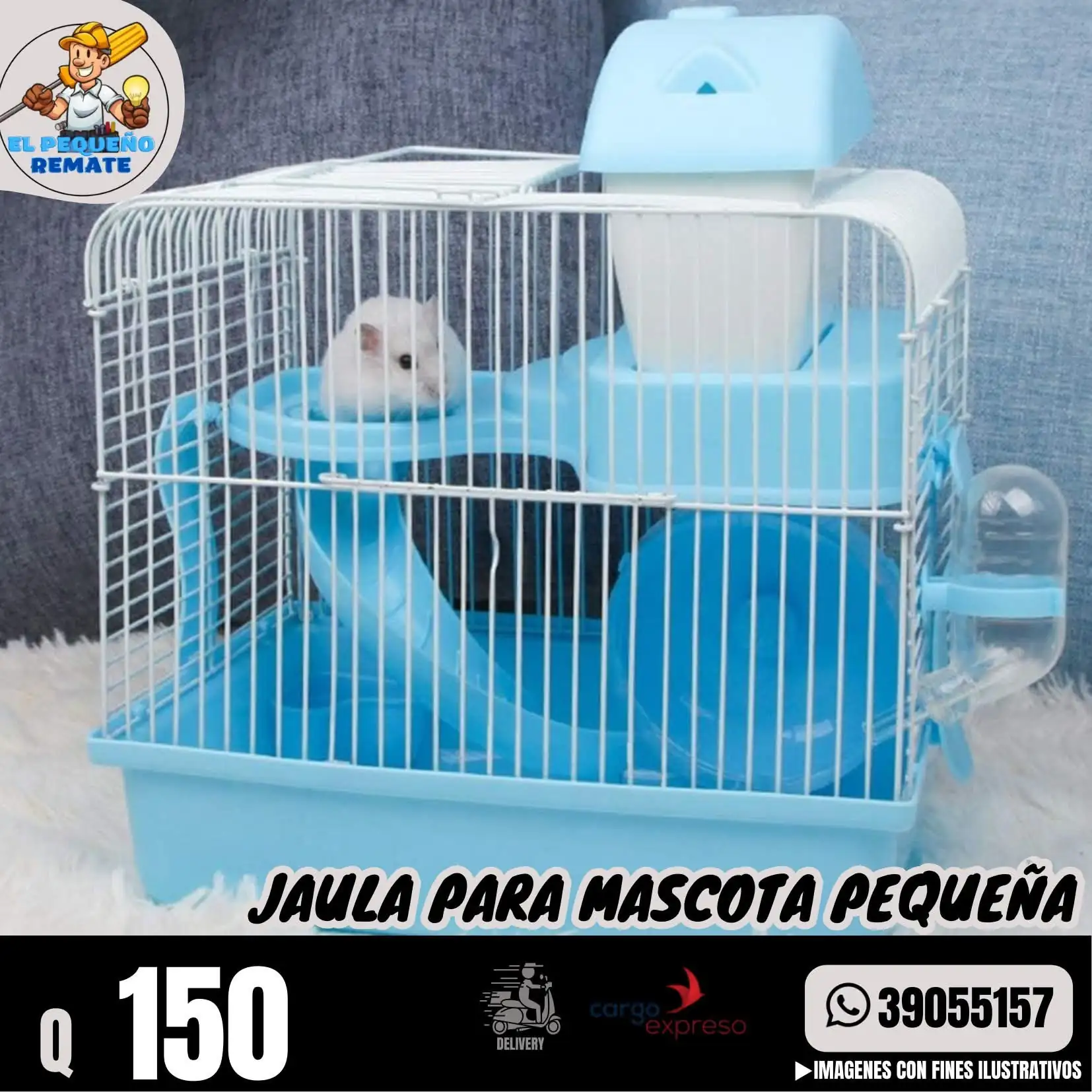 JAULA PARA HÁMSTERS PEQUEÑO
