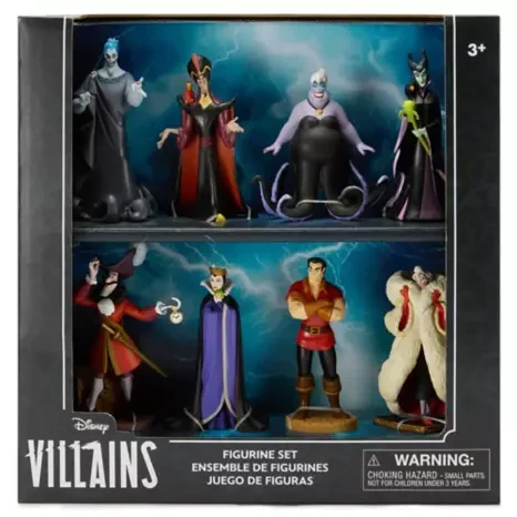 Set de figuras de villanos de Disney