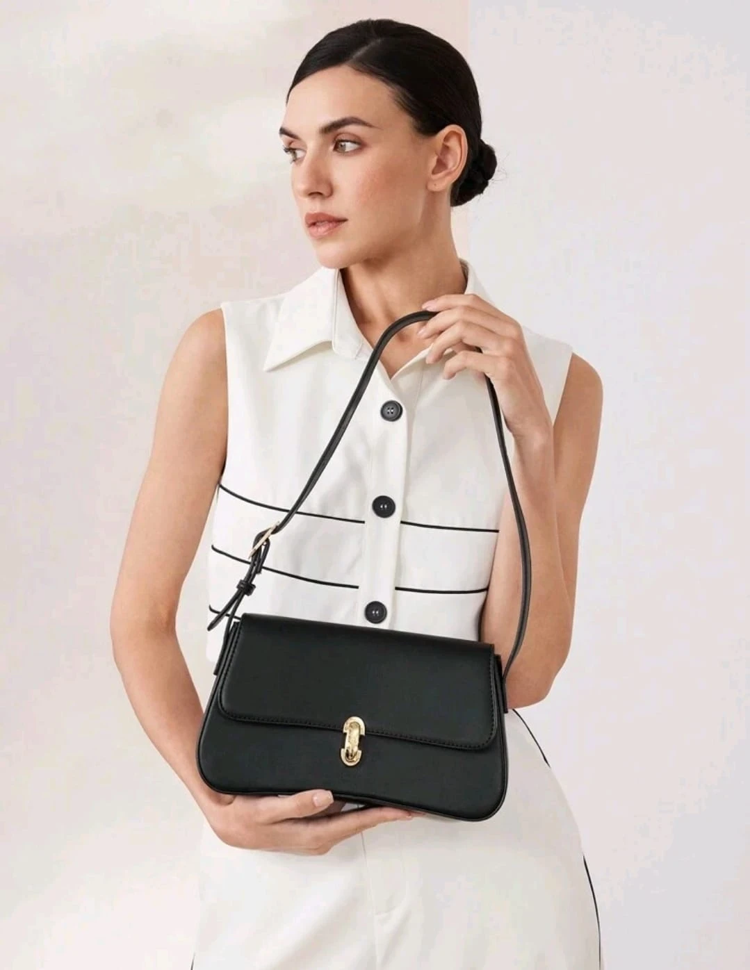 Bolsa Minimalista tipo cuero de lujo