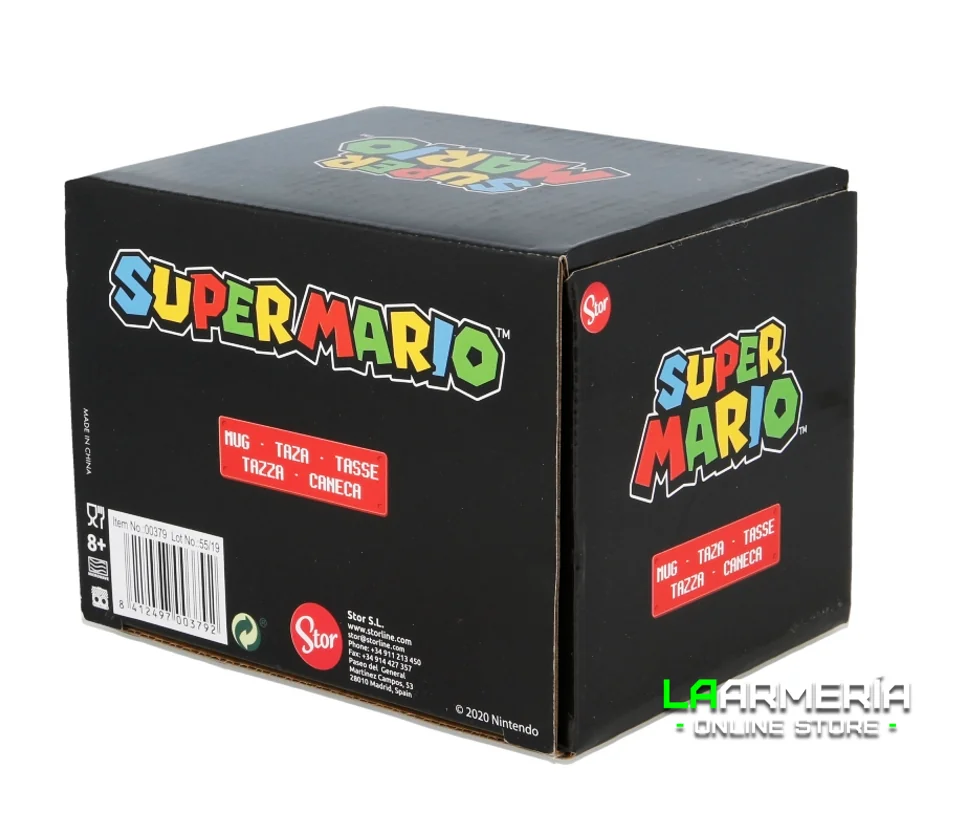 Taza nova de cerámica de 380 ml de Super Mario Bros 2