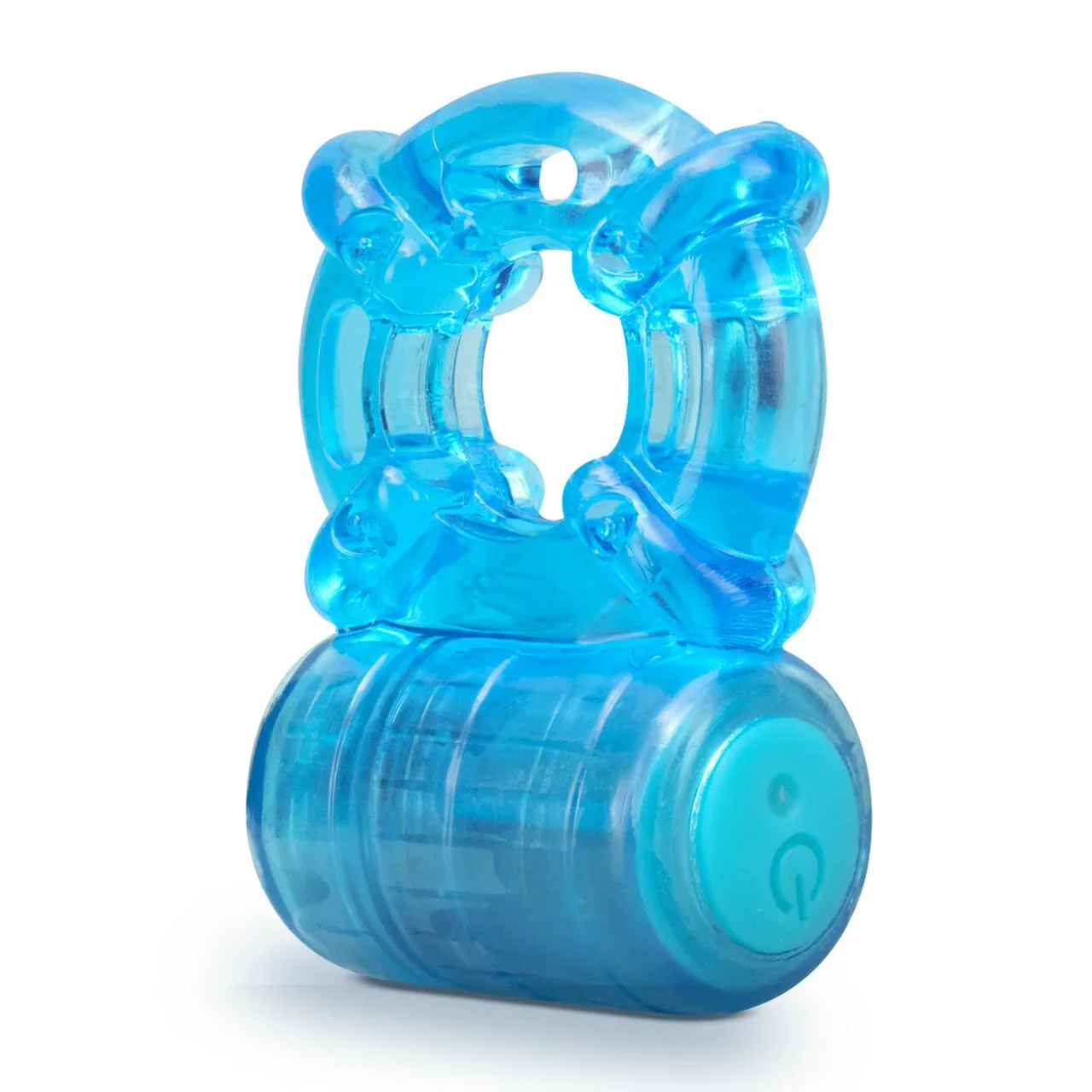 Stay Hard – Rechargeable 5 Function Cock Ring – Blue 2