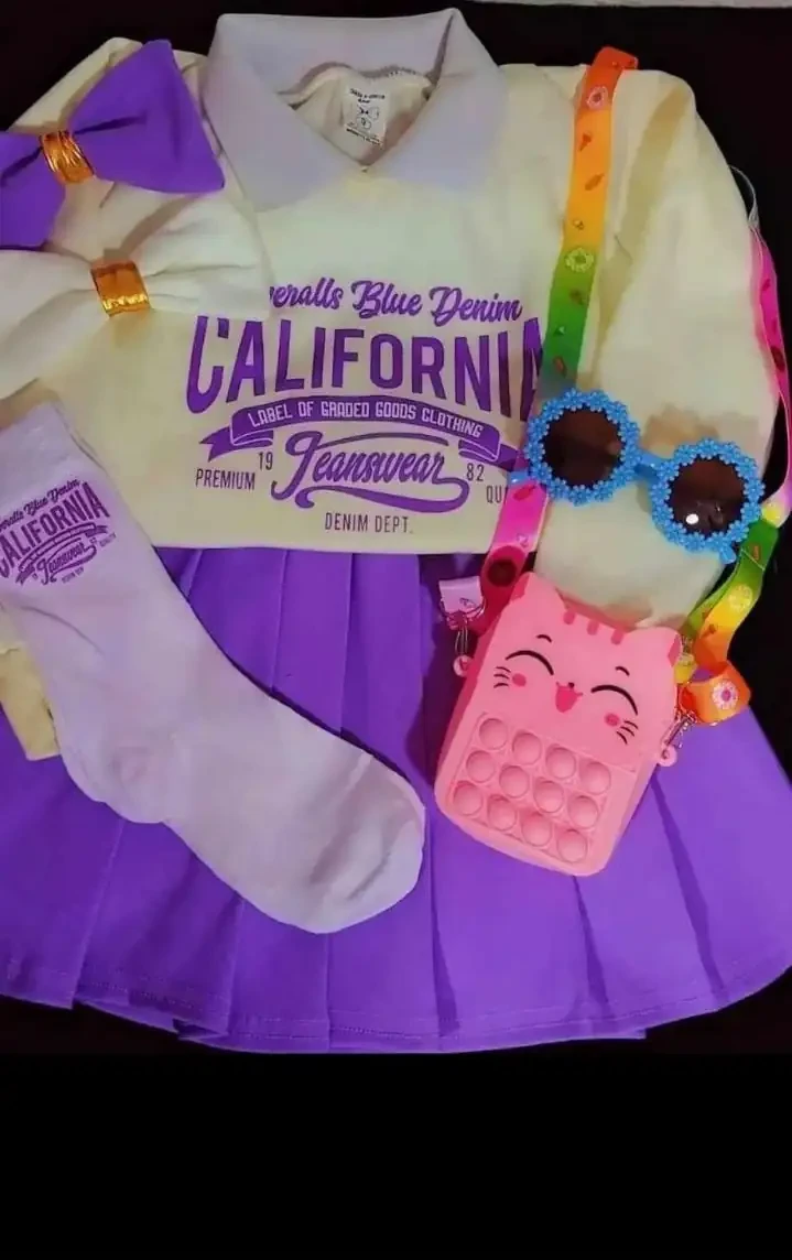 Conjunto para niña California  2