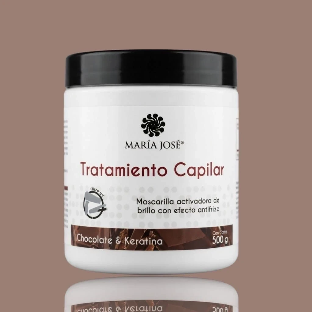 Tratamiento Capilar 500g Chocolate y Keratina (Anti-Frizz) María José