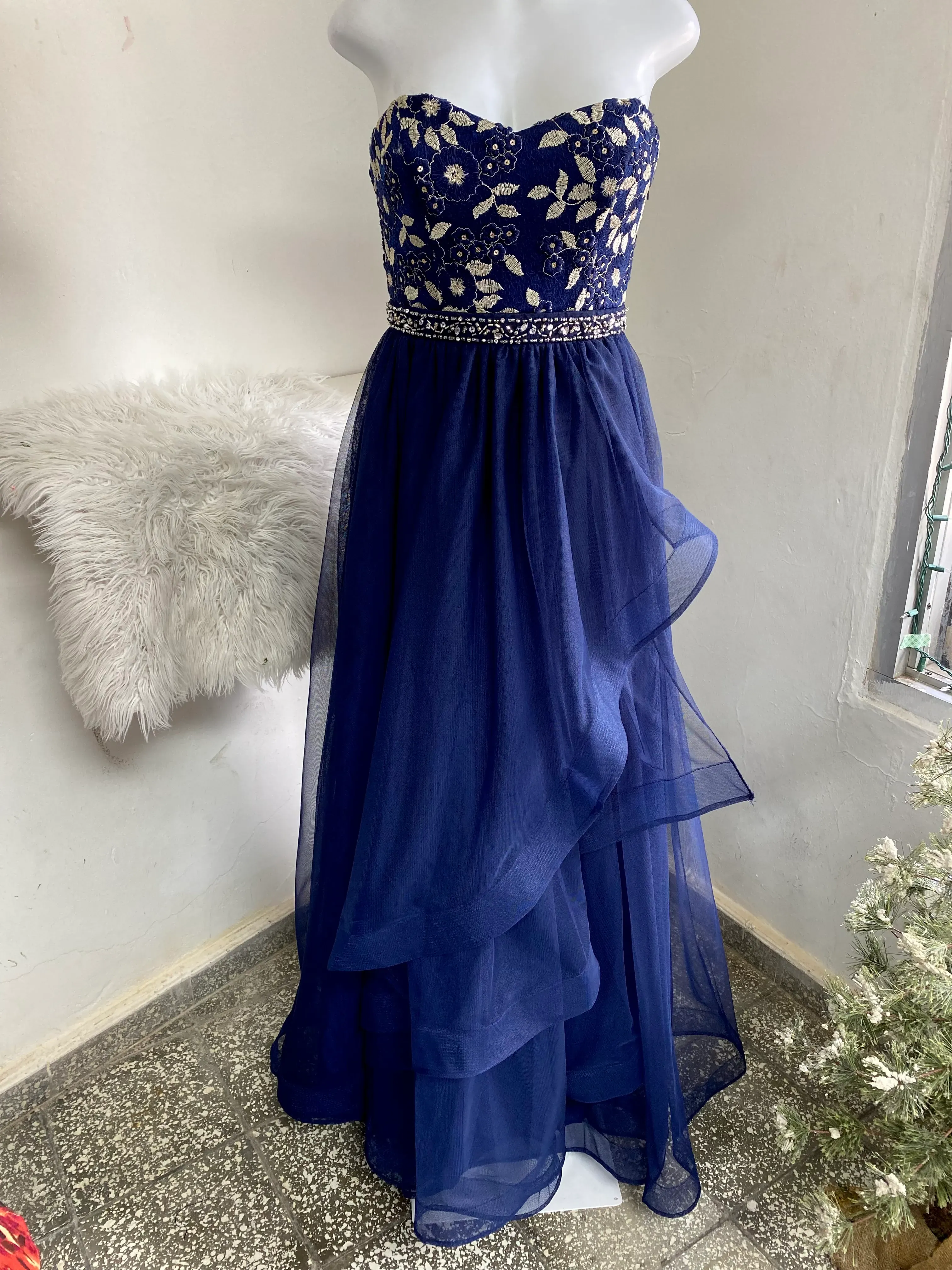 Vestido Largo, Talla 7