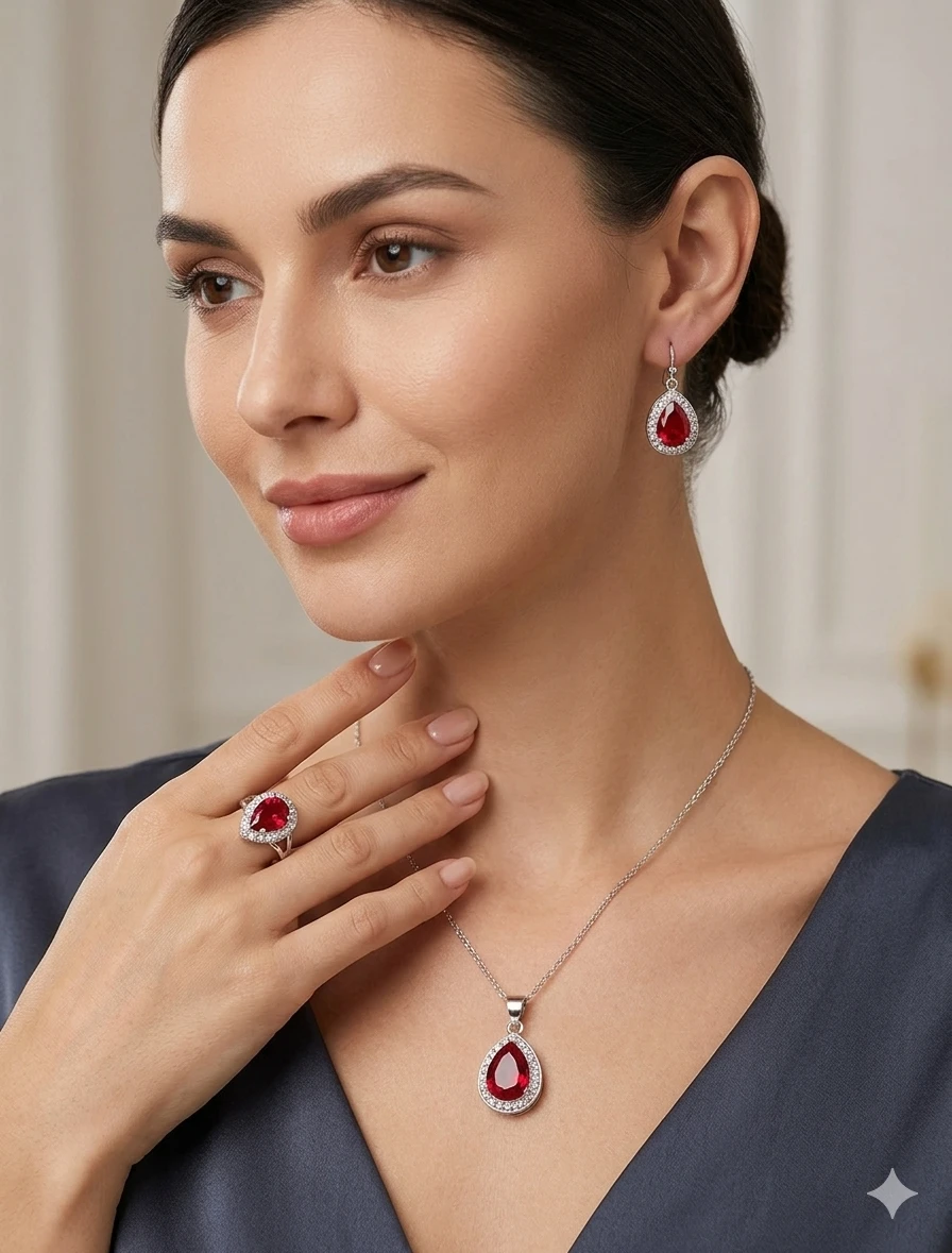 Conjunto 3 piezas Rubi