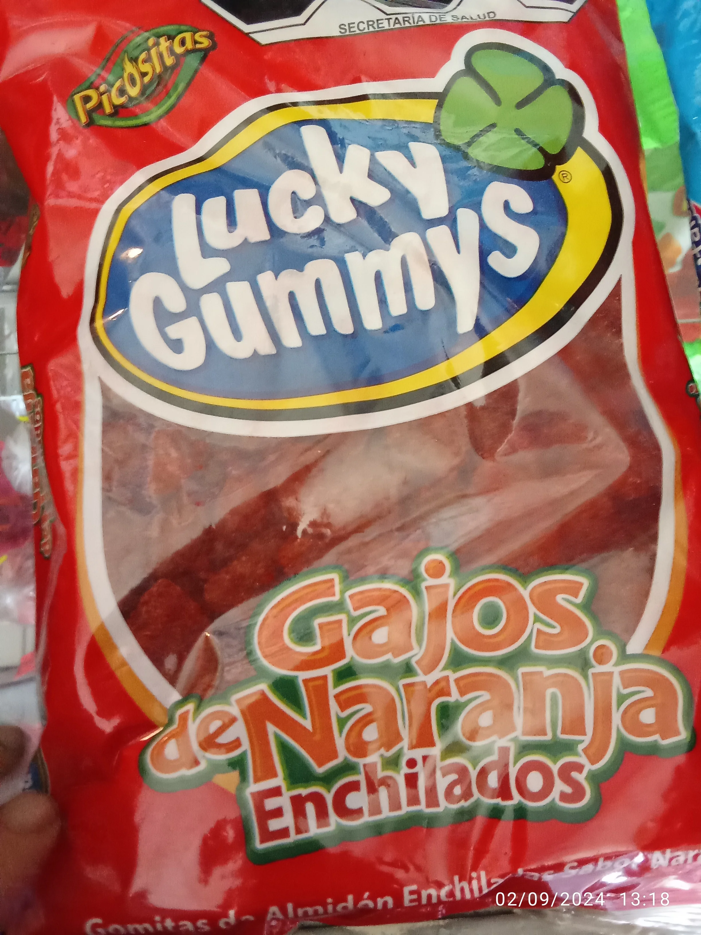Gajos de naranja enchilados