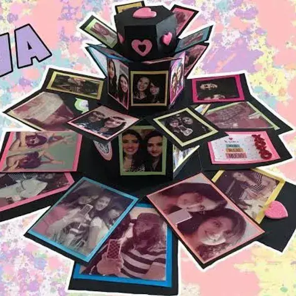 Caja hexagonal expandible 2