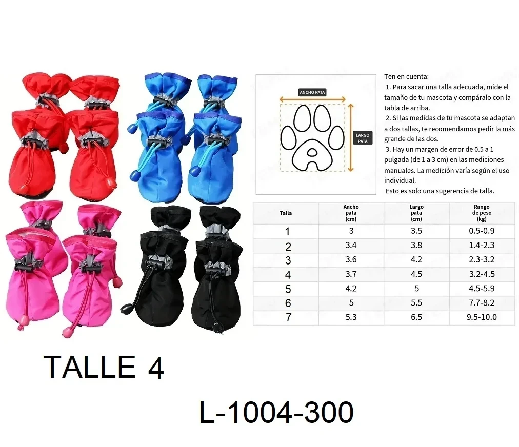 ZAPATILLA T.4 IMPERMEABLE