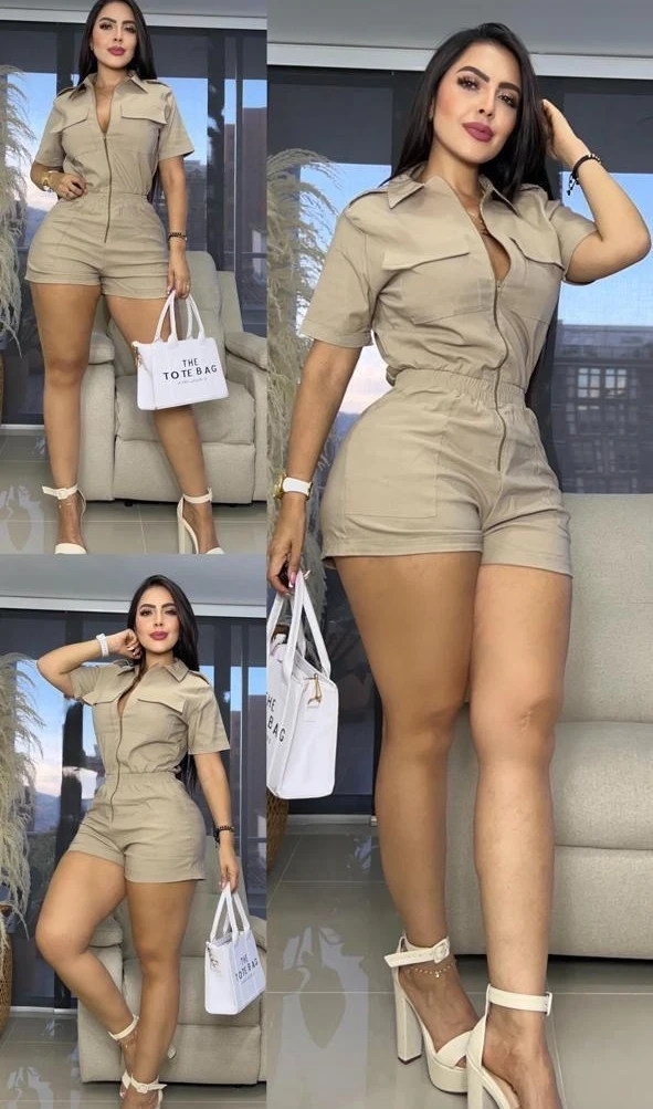 Enterizo safari shorts 2