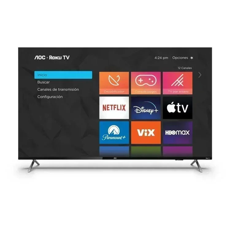 Smart Tv AOC C/Roku Tv 50" 4k Uhd