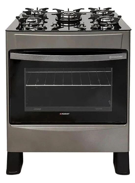 COCINA PEABODY INDUSTRIAL INOX 73CM 5HORNALLAS 