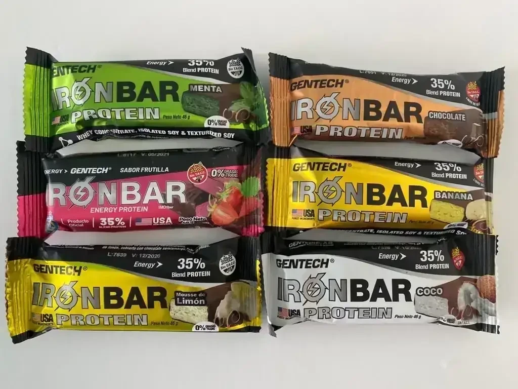 Proteína en barra Gentech x caja 20unid