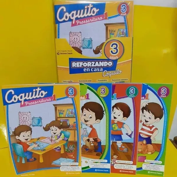 3 años pack x4 libros 3