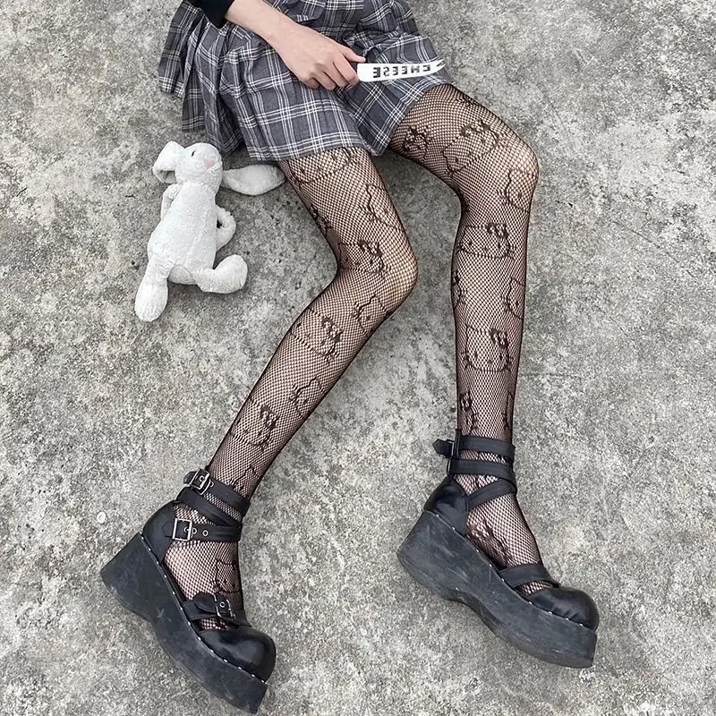 Panty hello Kitty malla a la cintura negro