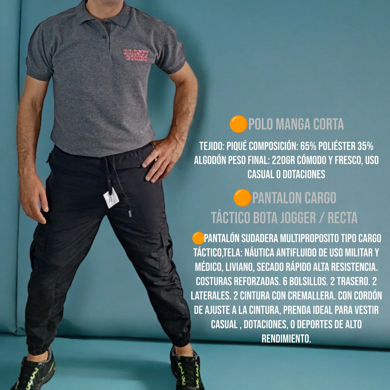Pantalón Jogger  Táctico Tipo Cargo 3