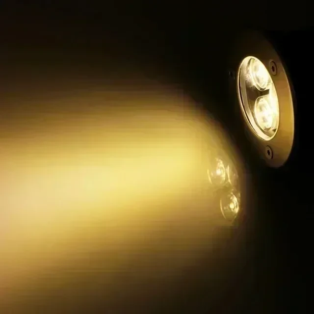 LUMINARIA LED PISO 3W SATIN REDONDA IP65 4