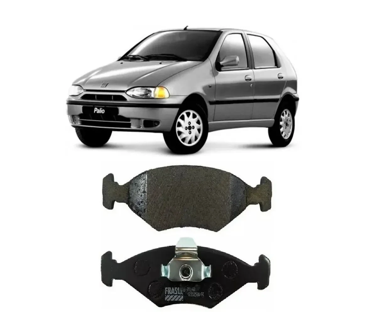 Pastillas Freno Fiat Palio / Siena 1998-2009 - PW60 