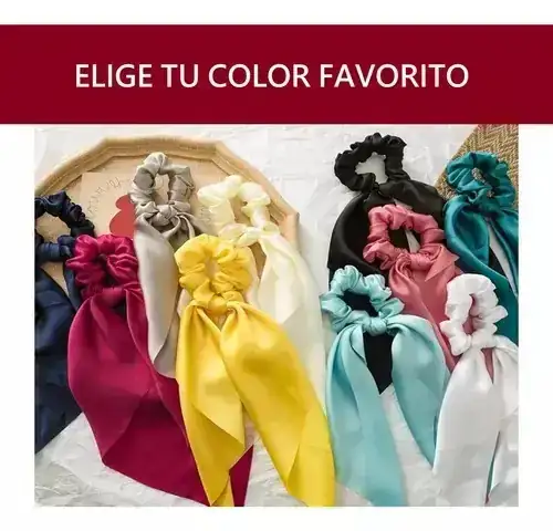 COLAS MOÑAS DE TELA CON LAZO