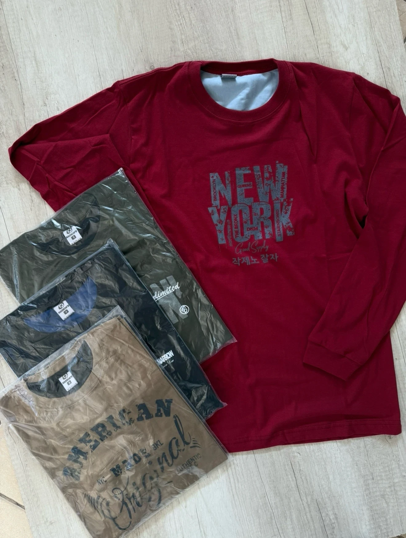 CAMISETAS ALGODON PEINADO