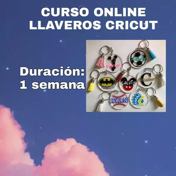 Curso llaveros con cricut