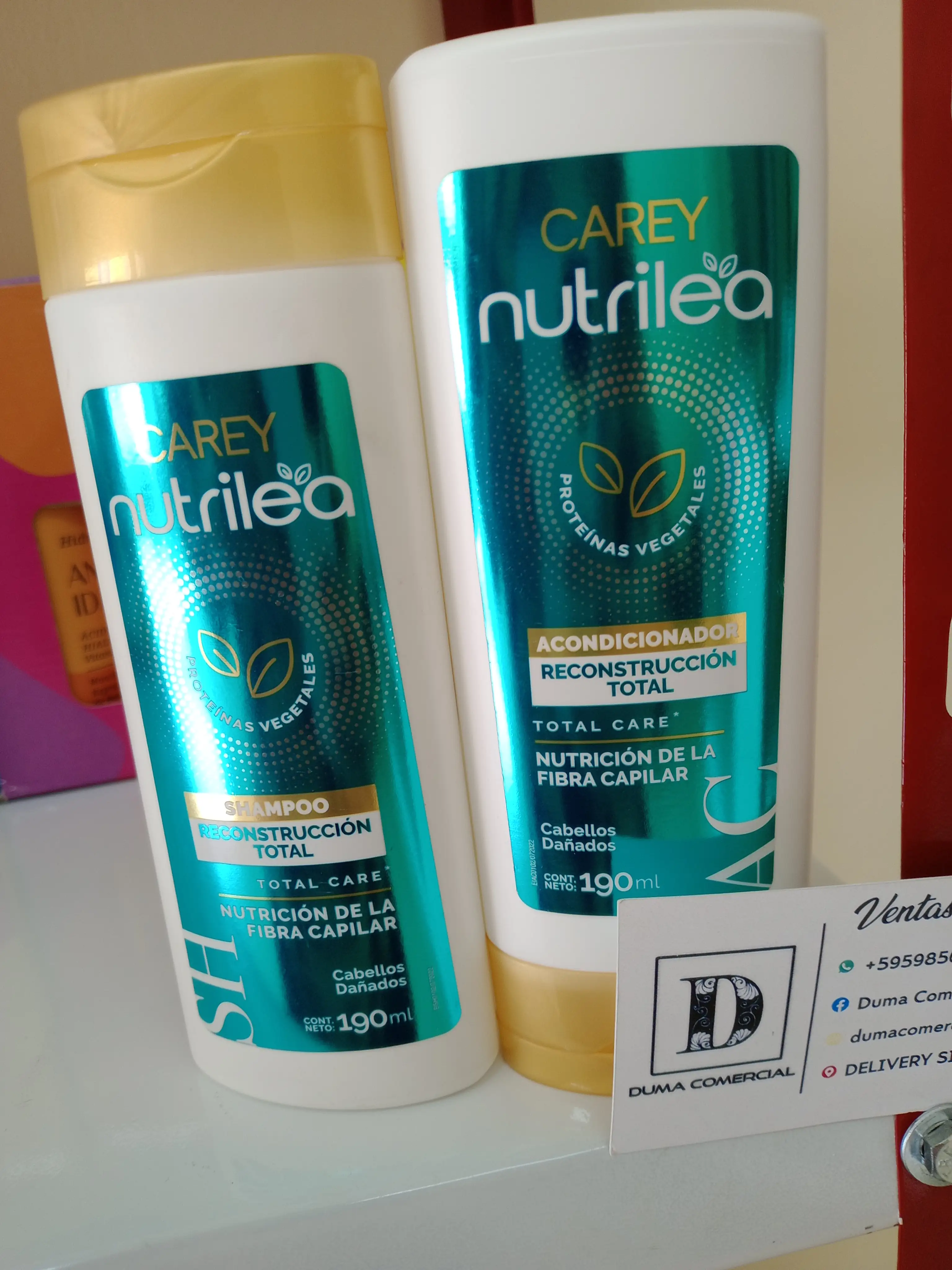 Shampoo y acondicionador Nutrilea el par