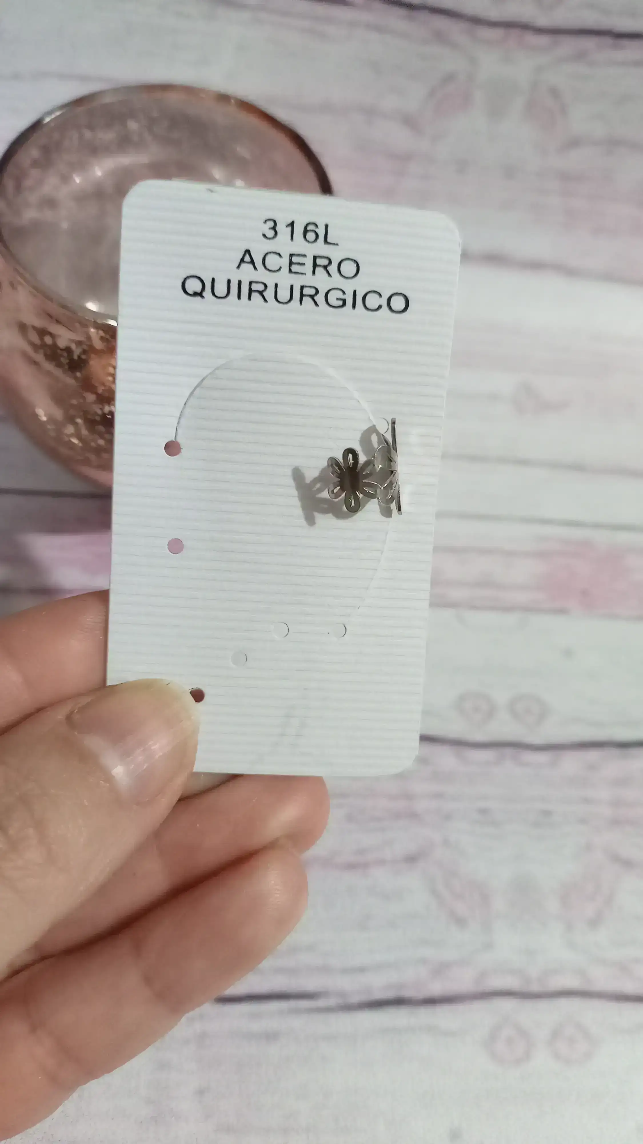 ARO EAR CUFF(SIN PERFORACIÓN) MARGARITAS🌼