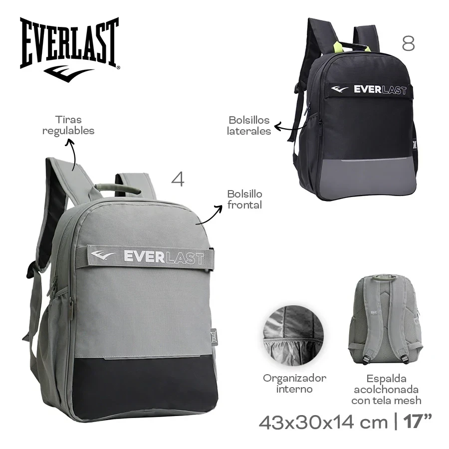 Mochila Everlast  28482– Porta Notebook 17” 