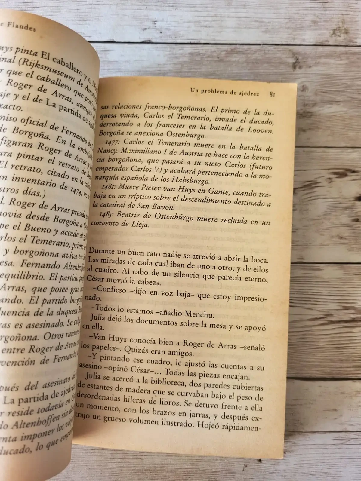 La tabla de Flandes / Arturo Pérez-Reverte / Thriller / Novela historia / Policiaca 3